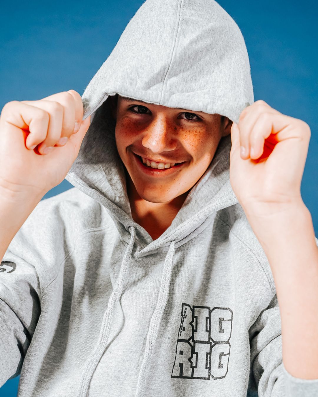 BIGRIG "OG" Hoodie - Unisex - Grey Marle