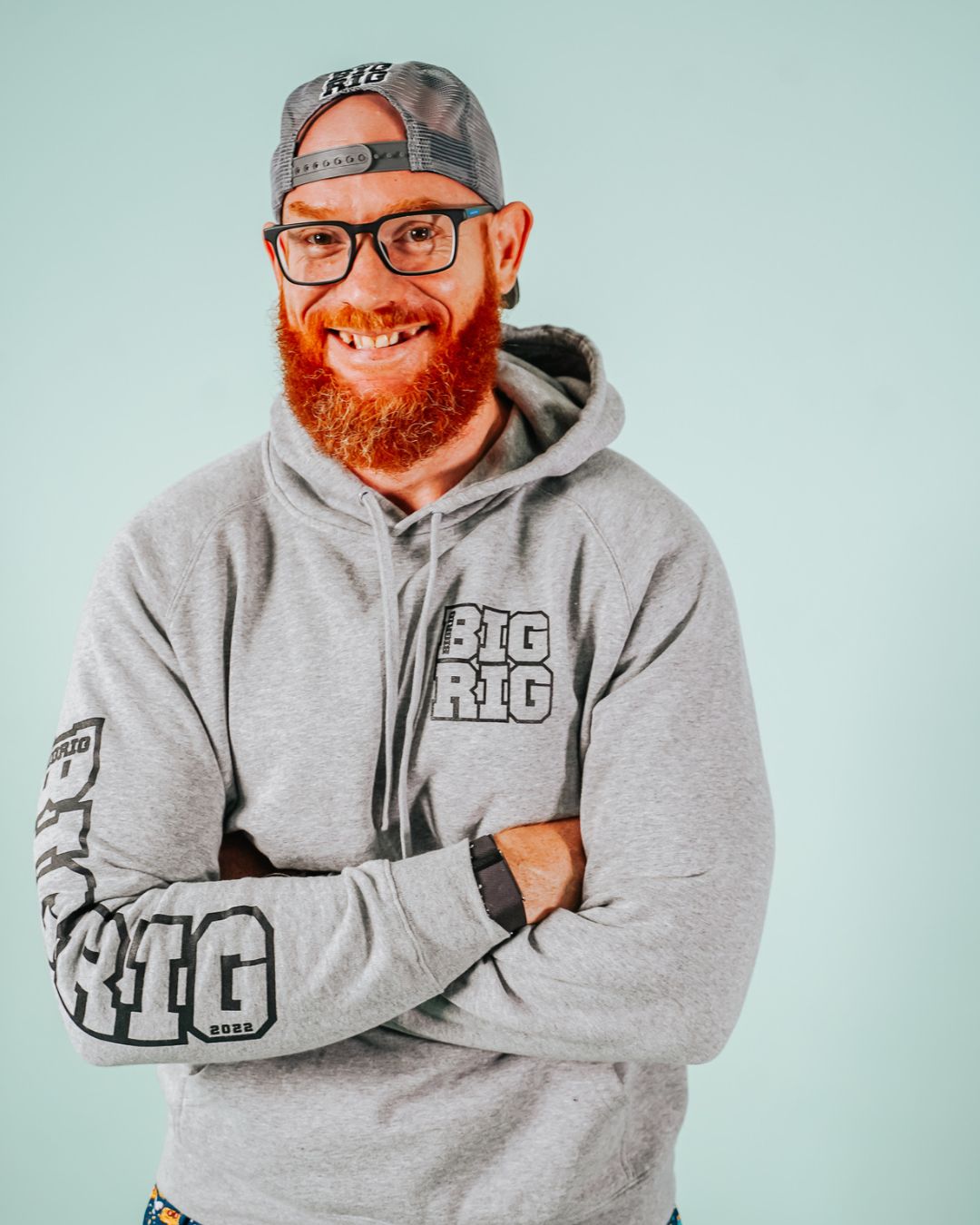 BIGRIG "OG" Hoodie - Unisex - Grey Marle
