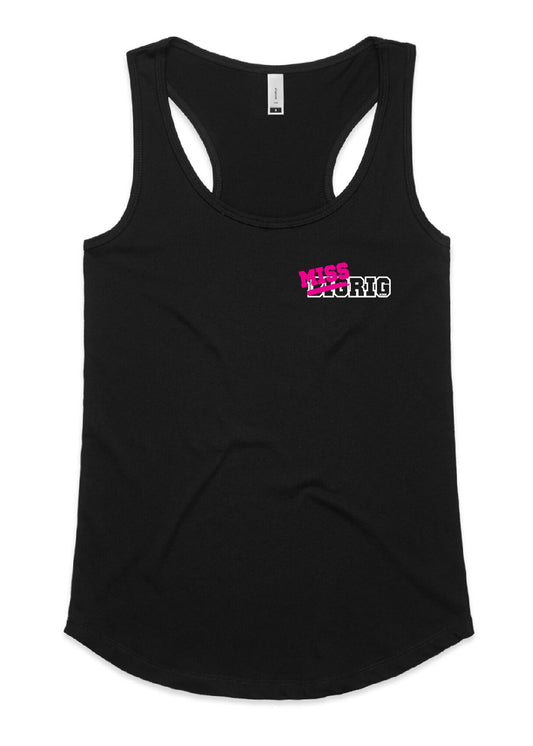 Miss BIG RIG Pocket Racer Singlet