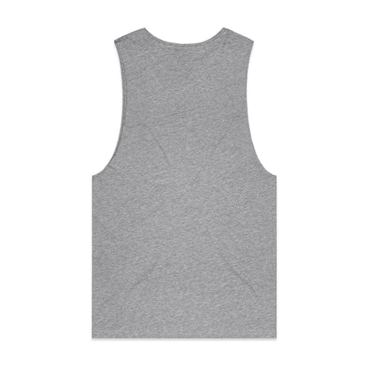 BIGRIG Raw Singlet - Grey Marle