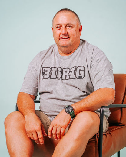 BIGRIG Staple TShirt - The "OG" - Grey Marle