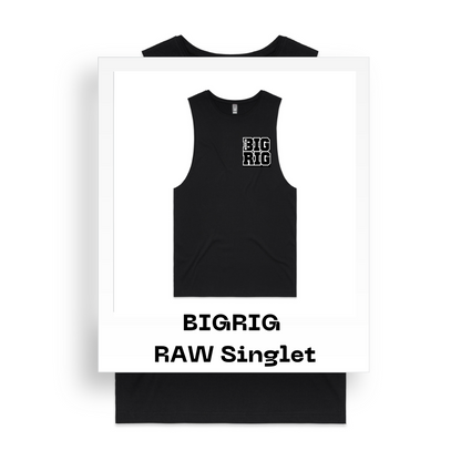 BIGRIG Raw Singlet - Black