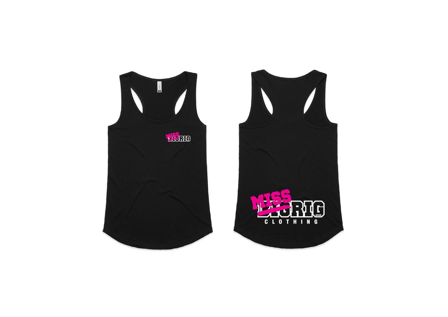 Miss BIG RIG Pocket Racer Singlet