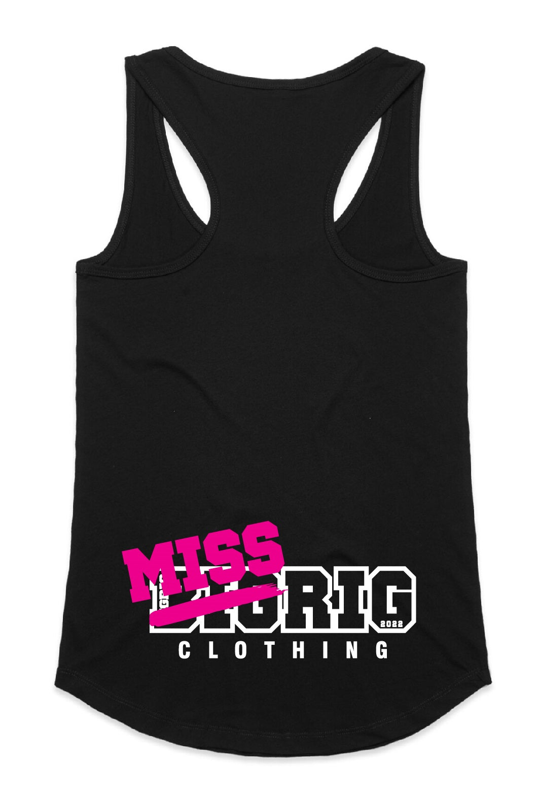 Miss BIG RIG Pocket Racer Singlet