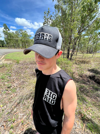 BIGRIG Raw Singlet - Black
