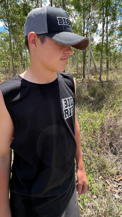 BIGRIG Raw Singlet - Black